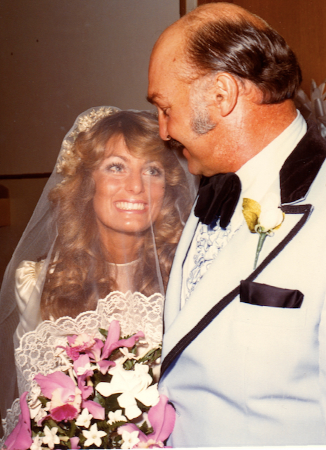 Cyn wedding with dad 1975 3