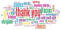THANK YOU in many languages