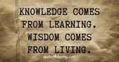 Knowledge quote