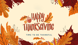 Happy thanksgiving-Thankful