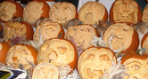 carved pumpkins